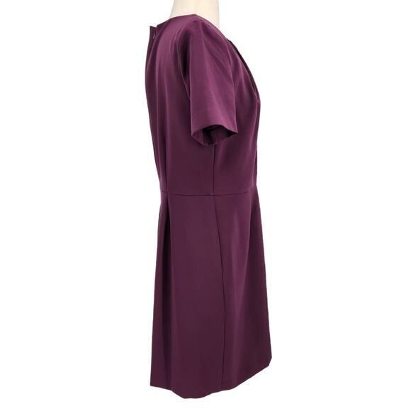 IMNYC Isaac Mizrahi Maroon Dress Size 8 - Picture 6 of 6